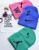 کلاه بافت رنگی رنگی کد 1724 - Image 2