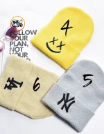 کلاه بافت رنگی رنگی کد 1724 - Image 3