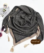 روسری پلیسه پلنگی کد 1749 - Image 6