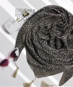 روسری پلیسه پلنگی کد 1749