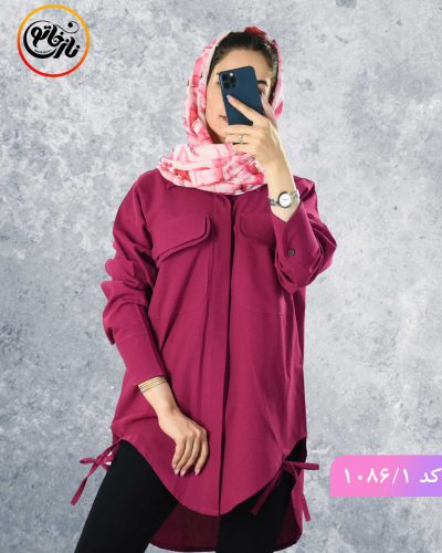 مانتو لینن اتنا سرخابی