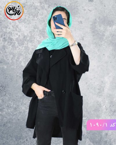 مانتو لینن رستاک مشکی