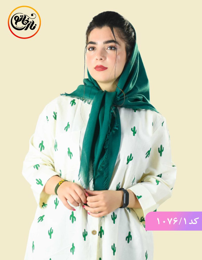 روسری ساده ضد چروک قواره کوچک
