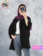 مانتو لینن استین دکمه ستایش کد 1110 - Image 10