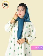 روسری ضد چروک قواره 110 ابی