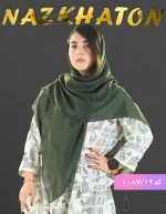 روسری ساده نخی ضد چروک تارا کد 1087 - Image 15