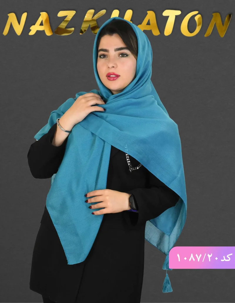 روسری ساده نخی ضد چروک تارا کد 1087 - Image 23