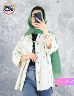 مانتو لینن طرحدار برکه 4