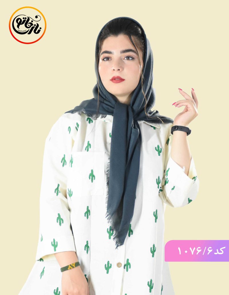 روسری ضد چروک قواره 110 نوک مدادی