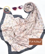شال نخی گلدار کد 1678 - Image 7
