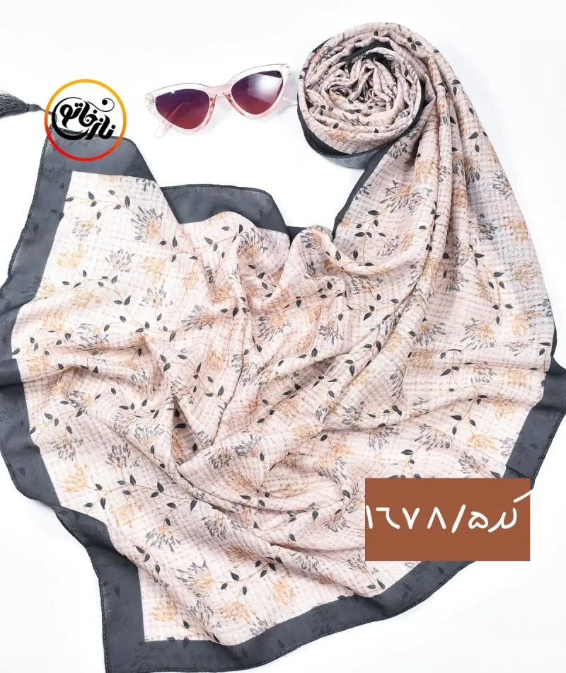 شال نخی گلدار کد 1678 - Image 7