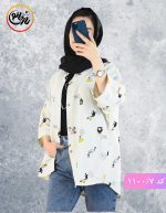 مانتو لینن طرحدار برکه 7
