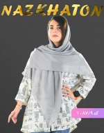 روسری ساده نخی ضد چروک تارا کد 1087 - Image 12