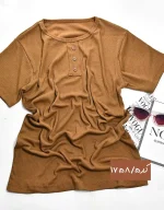 بلوز سه دکمه کبریتی کد 1758 - Image 6