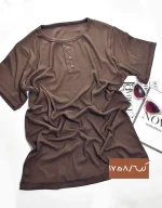 بلوز سه دکمه کبریتی کد 1758 - Image 7