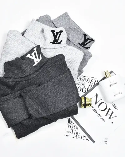 بلوز یقه اسکی کبریتی دخترانه اسپرت