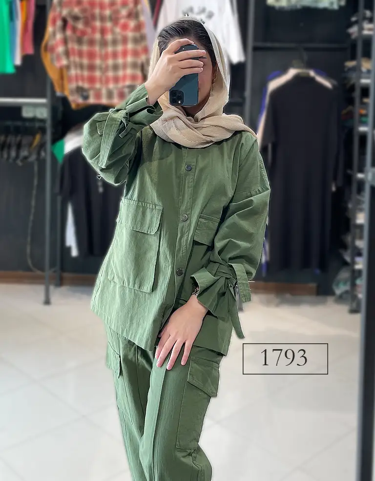 ست مانتو شلوار کارگو