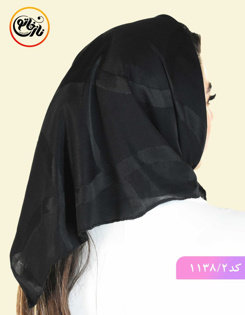 مینی اسکارف مشکی نگار کد 1138 - Image 4