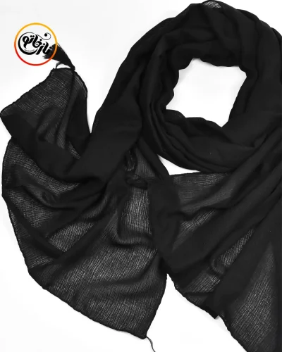 شال مشکی نخی