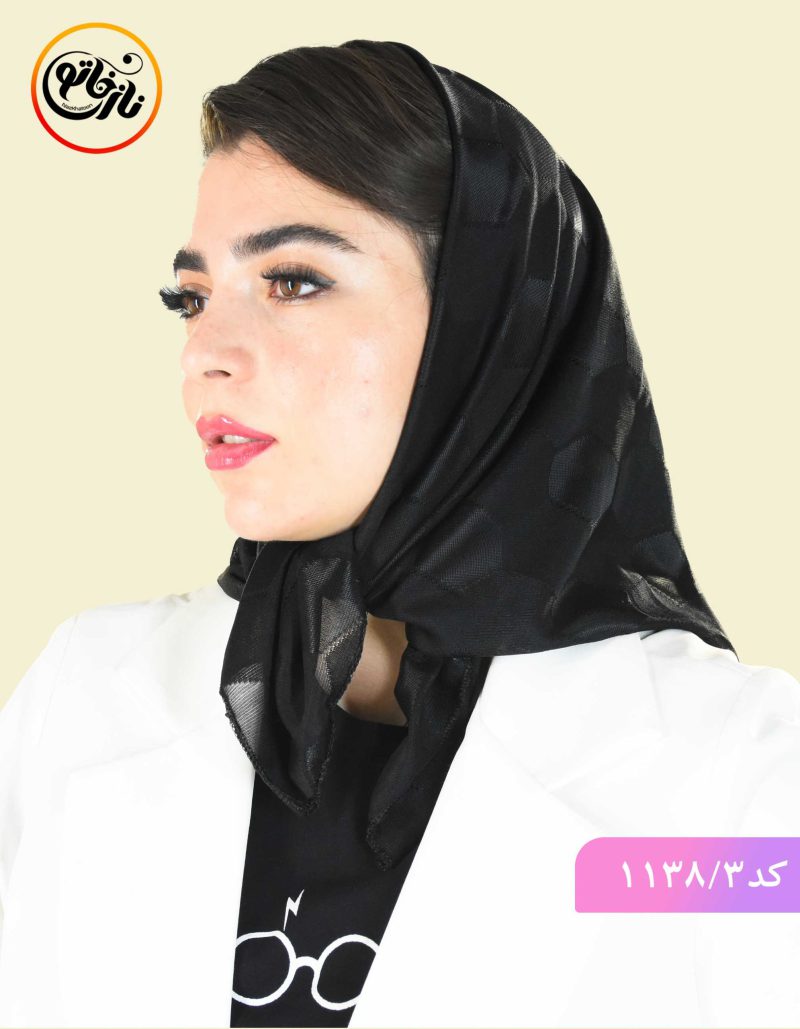 مینی اسکارف مشکی نگار کد 1138 - Image 5