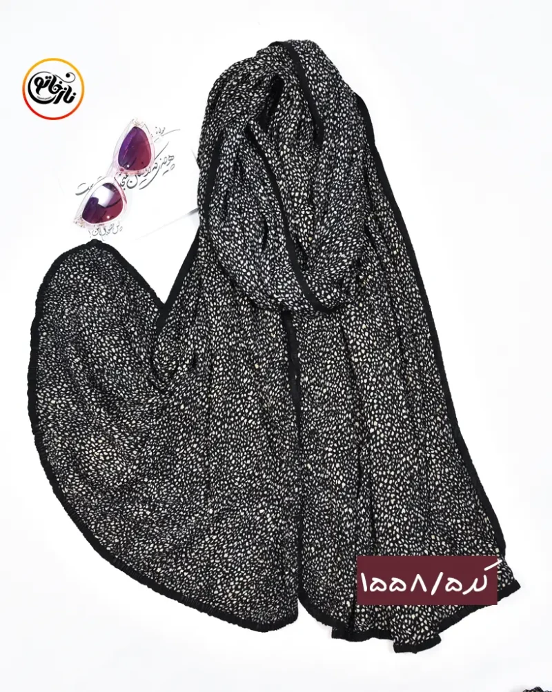 شال پاییزه پلیسه رنگی کد 1558 - Image 6