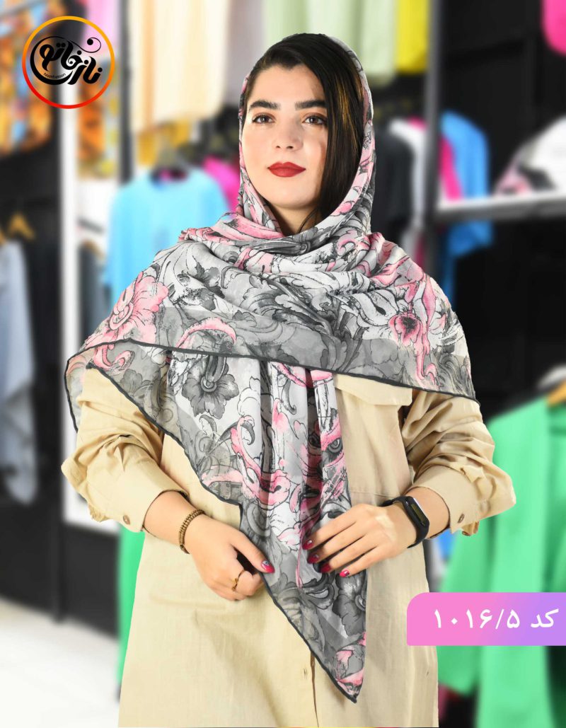 روسری بهار صورتی