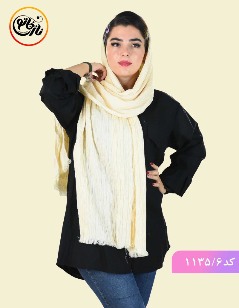 شال پفکی تابان شیری
