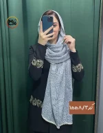 شال پاییزه پلیسه رنگی کد 1558