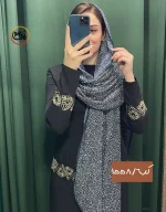شال پاییزه پلیسه رنگی