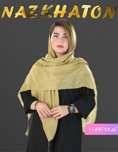 روسری ساده نخی ضد چروک نخی