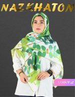 روسری نخی آبرنگی کد 1176 - Image 4