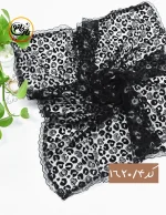 مینی اسکارف مشکی مخمل کد 1620 - Image 5