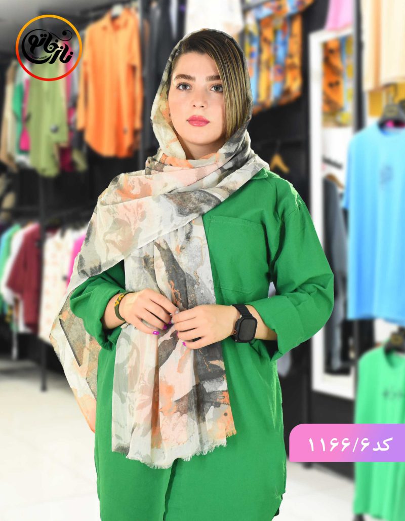 شال نخی لنا کد 1166 - Image 8