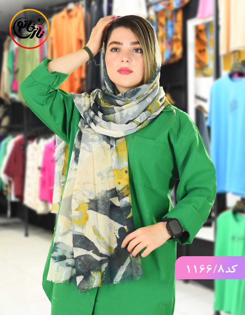 شال نخی لنا کد 1166 - Image 10