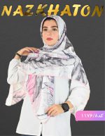 روسری نخی آبرنگی کد 1176 - Image 9
