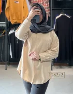 مانتو لینن کرمی کد 1782 - Image 3