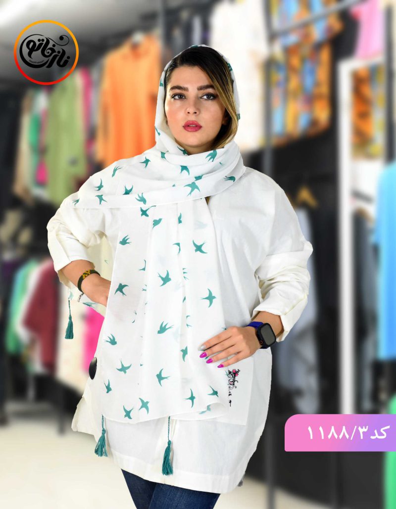 شال نخی پرستو کد ۱۱۸۸ - Image 9