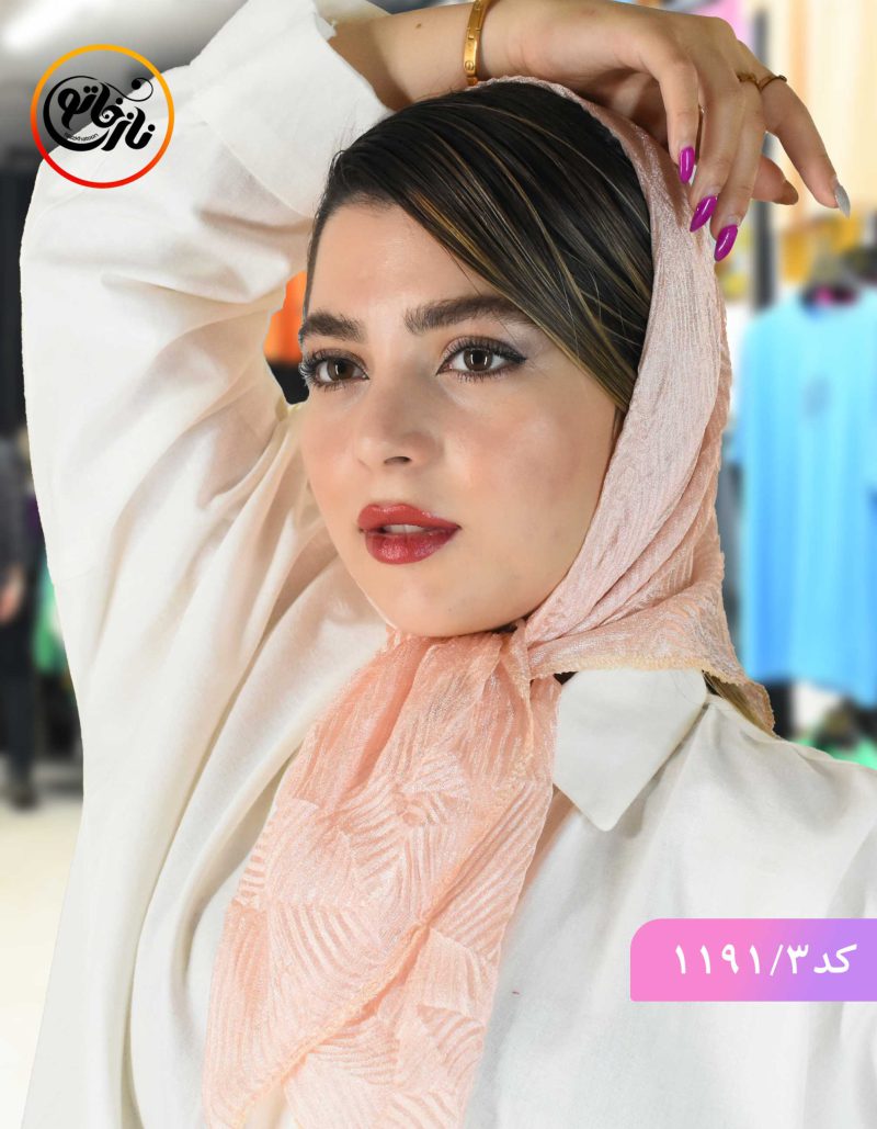 مینی اسکارف لمه شنی دلبر کد 1191 - Image 3