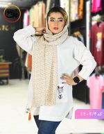 شال گلشیفته نارنجی