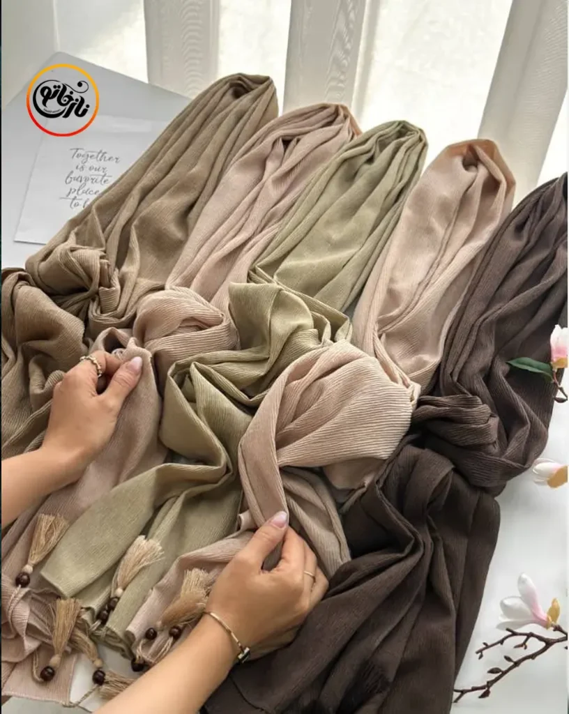 راهنمای خرید شال _ شال نسکافه ای _ شال ساده رنگ سال