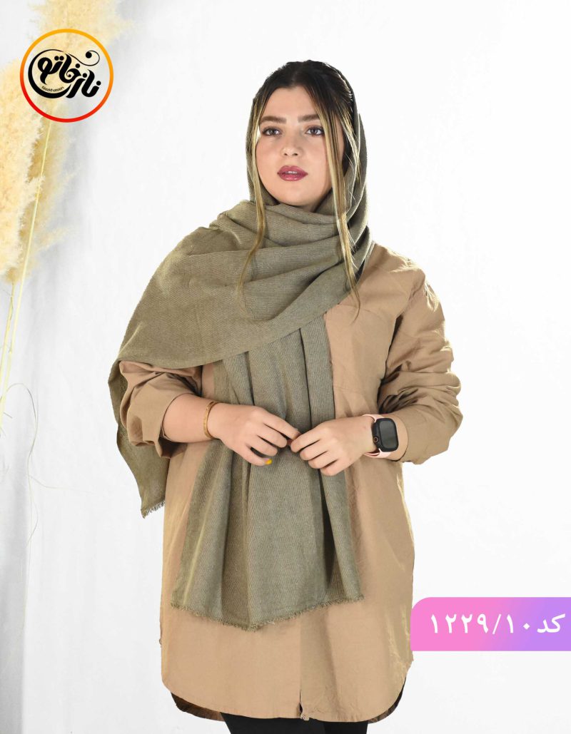 شال مخمل لمه نیکو نسکافه ای