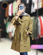 بارانی تی سی آترین قهوه ای