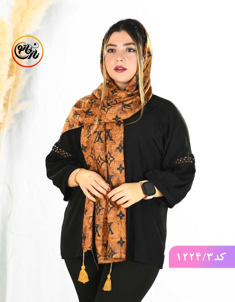 شال پائیزه دورو لویی ویتون نارنجی