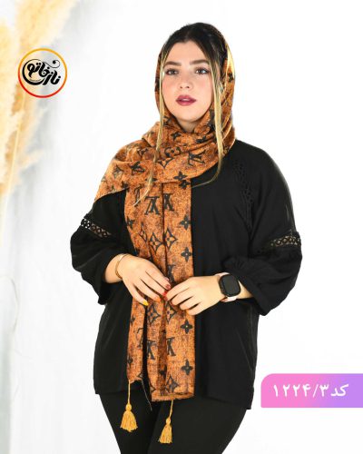 شال پائیزه دورو لویی ویتون نارنجی