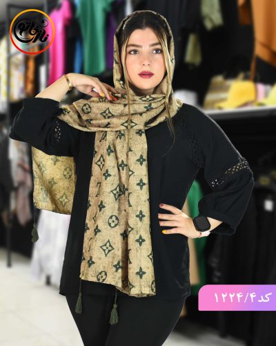 شال پائیزه دورو لویی ویتون کرم