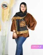 شال مخمل تیدا طرحدار