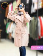 بارانی تی سی آترین صورتی