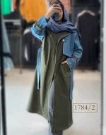 بارانی سانتانا زنانه ترکیب جین کد 1784 - Image 2