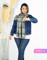 شال پائیزه دورو باربری سبز