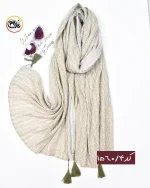 شال طرحدارپلیسه برشکا کد 1560 - Image 4